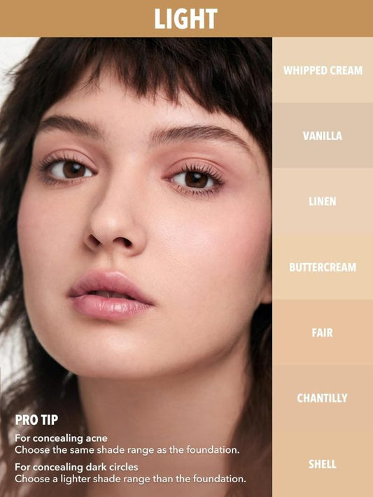 (pack Of 3) Sheglam 12-hr Full Coverage Creamy Concealer,long Lasting Or All Skin Tones